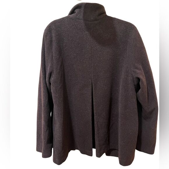 EILEEN FISHER 💯 Wool Coat - Picture 3 of 4
